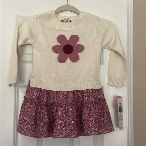 Rare Editions | Dresses | Rare Editions Cream And Pink Floral Kids ...